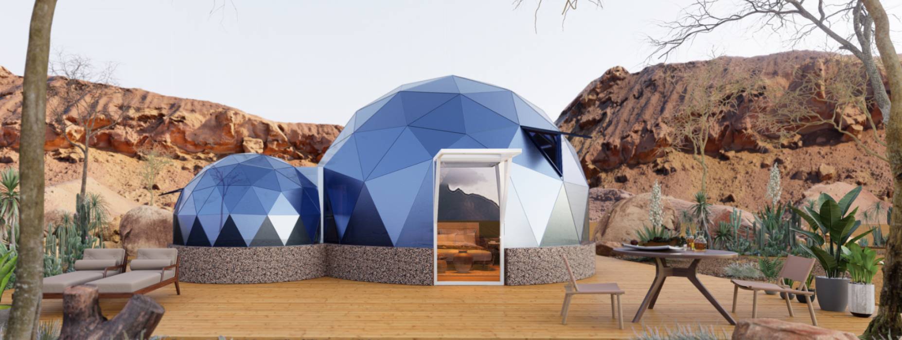 辽中县球形智能光伏玻璃星空房